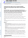 Cover page: Stroke Risk Factor Status and Use of Stroke Prevention Medications Among Hispanic/Latino Adults in HCHS/SOL