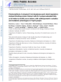 Cover page: Polymorphisms in stearoyl coa desaturase and sterol regulatory element binding protein interact with N‐3 polyunsaturated fatty acid intake to modify associations with anthropometric variables and metabolic phenotypes in Yup'ik people