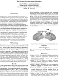 Cover page: The Neural Instantiation of Number