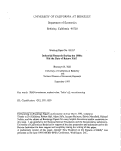 Cover page: Industrial Research During the 1980s: Did the Rate of Return Fall?