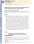 Cover page: Identification and characterization of 5′-flanking region of the human riboflavin transporter 1 gene (SLC52A1)