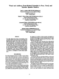 Cover page: Visual and Auditory Event-Related Potentials in Poor, Good, and Dyslexic Spanish Readers