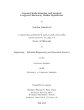 Cover page: Cap-and-Trade Modeling and Analysis: Congested Electricity Market Equilibrium