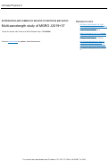 Cover page: Multi-wavelength study of the MGRO J2019+37