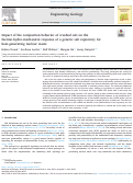 Cover page: Impact of the compaction behavior of crushed salt on the thermo-hydro-mechanical response of a generic salt repository for heat-generating nuclear waste