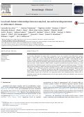 Cover page: Local and distant relationships between amyloid, tau and neurodegeneration in Alzheimer's Disease