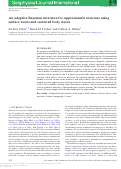 Cover page: An adaptive Bayesian inversion for upper-mantle structure using surface waves and scattered body waves