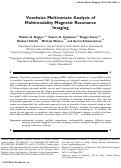 Cover page: Voxelwise multivariate analysis of multimodality magnetic resonance imaging