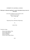 Cover page: Multi-agent coordination algorithms for control of distributed energy resources in smart grids