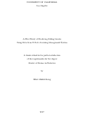 Cover page: A Pilot Study of Predicting Failing Grades Using Data from UCLA's Learning Management System