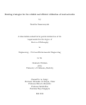 Cover page: Routing strategies for the reliable and efficient utilization of road networks