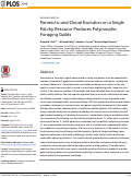 Cover page: Panmictic and Clonal Evolution on a Single Patchy Resource Produces Polymorphic Foraging Guilds