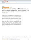 Cover page: Ecogenomics of virophages and their giant virus hosts assessed through time series metagenomics