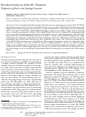 Cover page: Fast Inactivation in Shaker K+ Channels