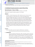 Cover page: A Distributed Lumped Parameter Model of Blood Flow