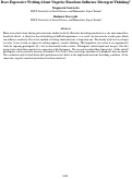 Cover page: Does Expressive Writing About Negative Emotions Influence Divergent Thinking?