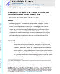 Cover page: Assessing the contribution of rare variants to complex trait heritability from whole-genome sequence data