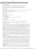 Cover page: A ring‐based compensator IMRT system optimized for low‐ and middle‐income countries: Design and treatment planning study