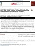 Cover page: Evaluating the Association of the Increase in the WIC Cash Value Benefit on the Diversity of MyPlate Fruits and Vegetables Redeemed and Consumed By Children in Low-Income Households.