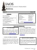 Cover page: IAOS Bulletin 33