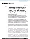 Cover page: Patterns of intersectional tumor volumes in T2-weighted MRI and [18F]FET PET in adult glioma: a prospective, observational study.