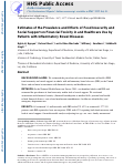 Cover page: Prevalence and Effects of Food Insecurity and Social Support on Financial Toxicity in and Healthcare Use by Patients With Inflammatory Bowel Diseases