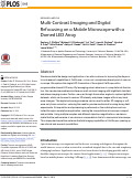 Cover page: Multi-Contrast Imaging and Digital Refocusing on a Mobile Microscope with a Domed LED Array