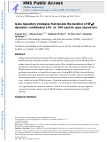 Cover page: Gene Regulatory Strategies that Decode the Duration of NFκB Dynamics Contribute to LPS- versus TNF-Specific Gene Expression