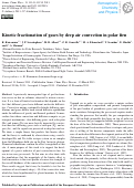 Cover page: Kinetic fractionation of gases by deep air convection in polar firn