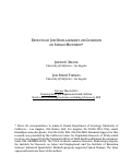 Cover page: Job displacement among single mothers: effects on children's outcomes in young adulthood.