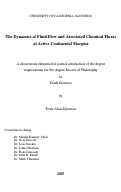Cover page: The Dynamics of Fluid Flow and Associated Chemical Fluxes at Active Continental Margins
