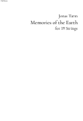 Cover page: Memories of the Earth