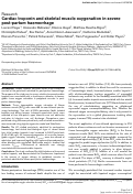 Cover page: Cardiac troponin and skeletal muscle oxygenation in severe post-partum haemorrhage