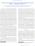 Cover page: Prevalence and correlates of cryptococcal antigen positivity among AIDS patients--United States, 1986-2012.