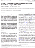 Cover page: hLARP7 C-terminal domain contains an xRRM that binds the 3΄ hairpin of 7SK RNA