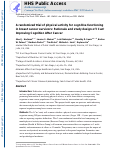 Cover page: A randomized trial of physical activity for cognitive functioning in breast cancer survivors: Rationale and study design of I Can! Improving Cognition After Cancer