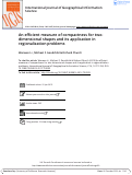 Cover page: An efficient measure of compactness for two-dimensional shapes and its application in regionalization problems