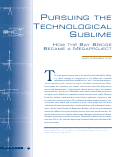 Cover page: Pursuing the Technological Sublime: How the Bay Bridge Became a Megaproject