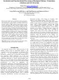 Cover page: Incidental and Non-Incidental Processing of Biological Motion: Orientation, Attention and Life Detection