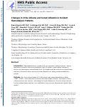 Cover page: Changes in urine volume and serum albumin in incident hemodialysis patients