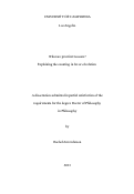 Cover page: What are practical reasons? Explaining the counting in favor of relation