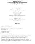 Cover page: Child Care Subsidies and the Employment of Welfare Recipients