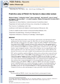 Cover page: Predictive value of FRAX for fracture in obese older women