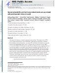 Cover page: Neural vulnerability and hurricane-related media are associated with post-traumatic stress in youth