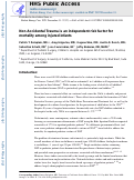 Cover page: Nonaccidental Trauma Is an Independent Risk Factor for Mortality Among Injured Infants