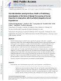 Cover page: Suicidal Ideation Among Anxious Youth: A Preliminary Investigation of the Role of Neural Processing of Social Rejection in Interaction with Real World Negative Social Experiences