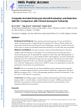 Cover page: Computer-Assisted Aneurysm Growth Evaluation and Detection (AGED): Comparison with Clinical Aneurysm Follow-Up.