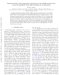 Cover page: Numerical study of the temperature dependence of the NMR relaxation rate across the superfluid–Bose glass transition in one dimension