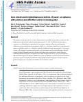 Cover page: Concurrent and longitudinal associations of peers’ acceptance with emotion and effortful control in kindergarten