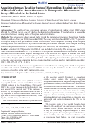 Cover page: Association Between Teaching Status of Metropolitan Hospitals and Out of Hospital Cardiac Arrest Outcomes: A Retrospective Observational Study of Hospitals in the United States